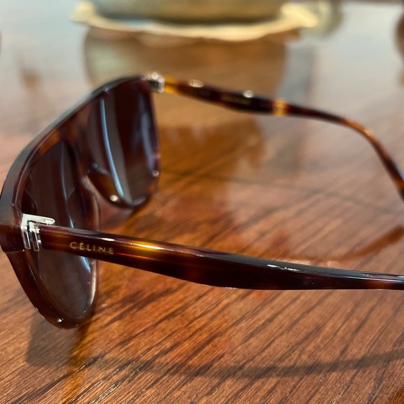 Celine Flat-top Tortoiseshell-acetate Sunglasses - Picture 5 of 8